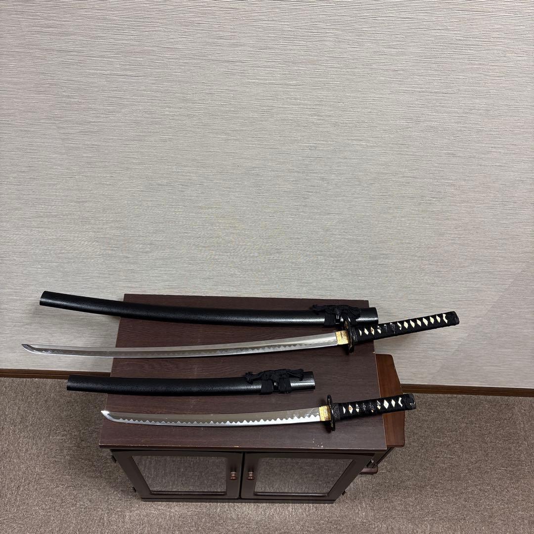 高級模造刀　太刀　大小セット　脇差