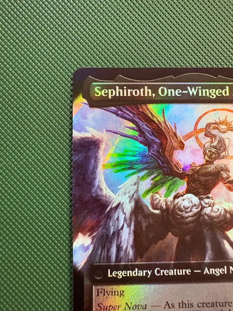 歯*鼓様 MTG 威名のソルジャー、セフィロス 拡張アート　foil 英語版