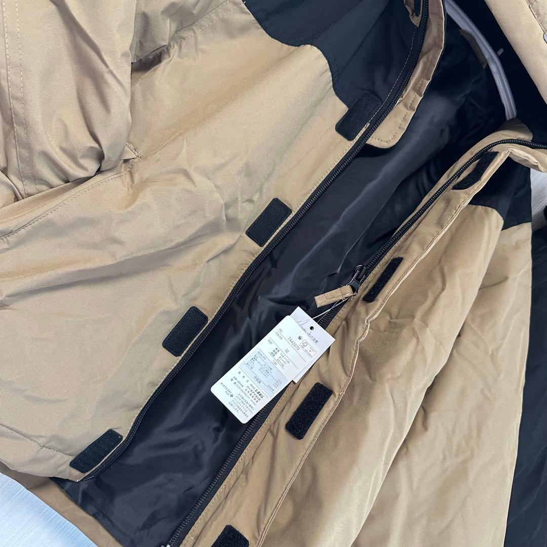 ⭐️新品⭐️ スノーウェア　防寒　ウェア　ベージュ 撥水加工 ジャケット　パンツ