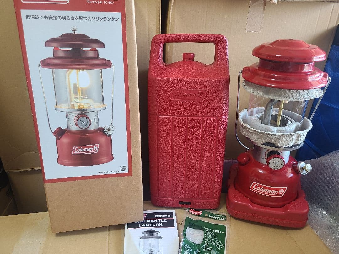【新品】コールマン 286A ワンマントルランタン 赤