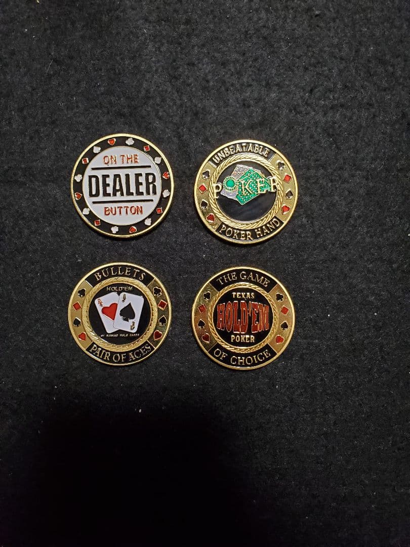 ポーカーメダル 4点セットまとめ売り
