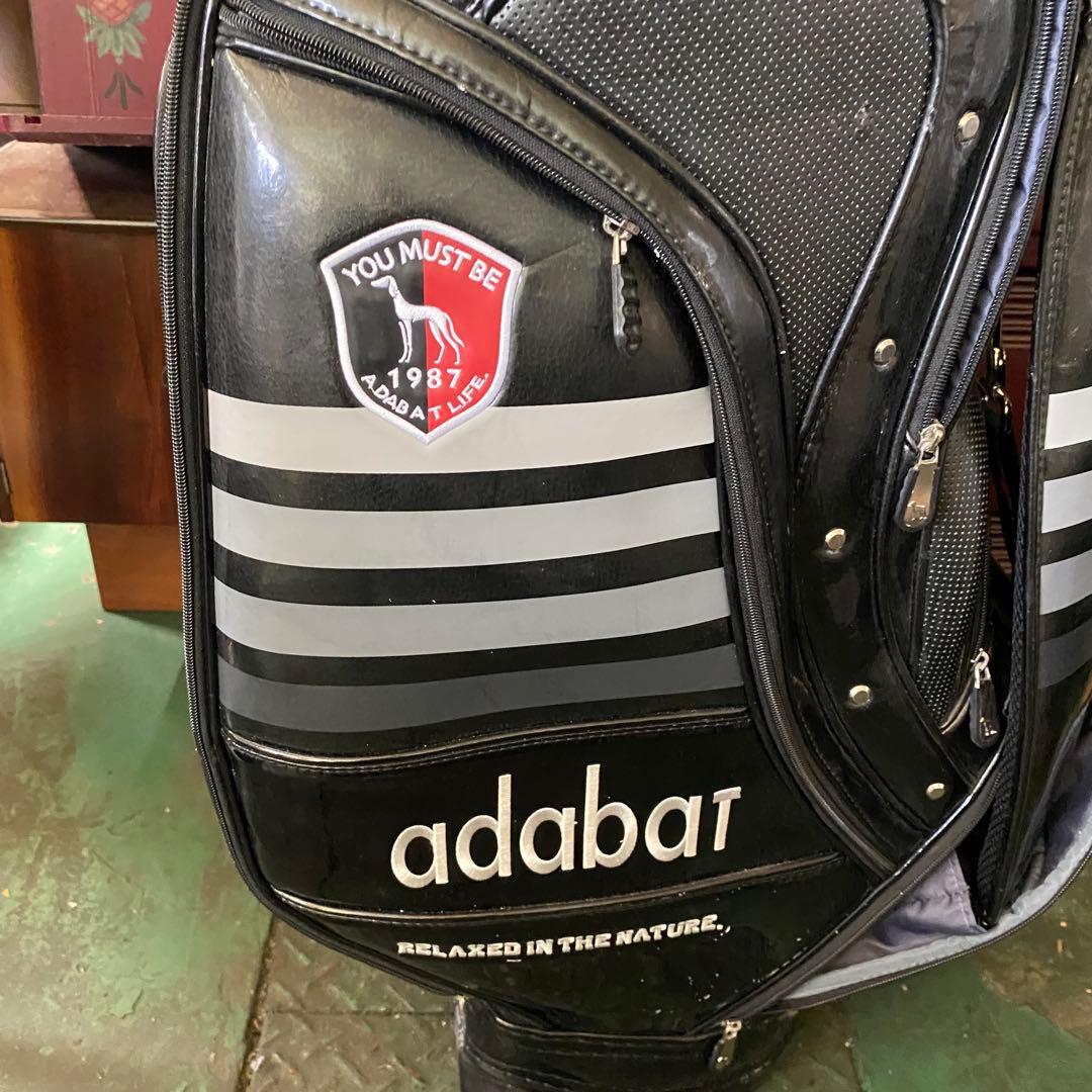 adabat ブラック ゴルフバッグ・キャディバッグ