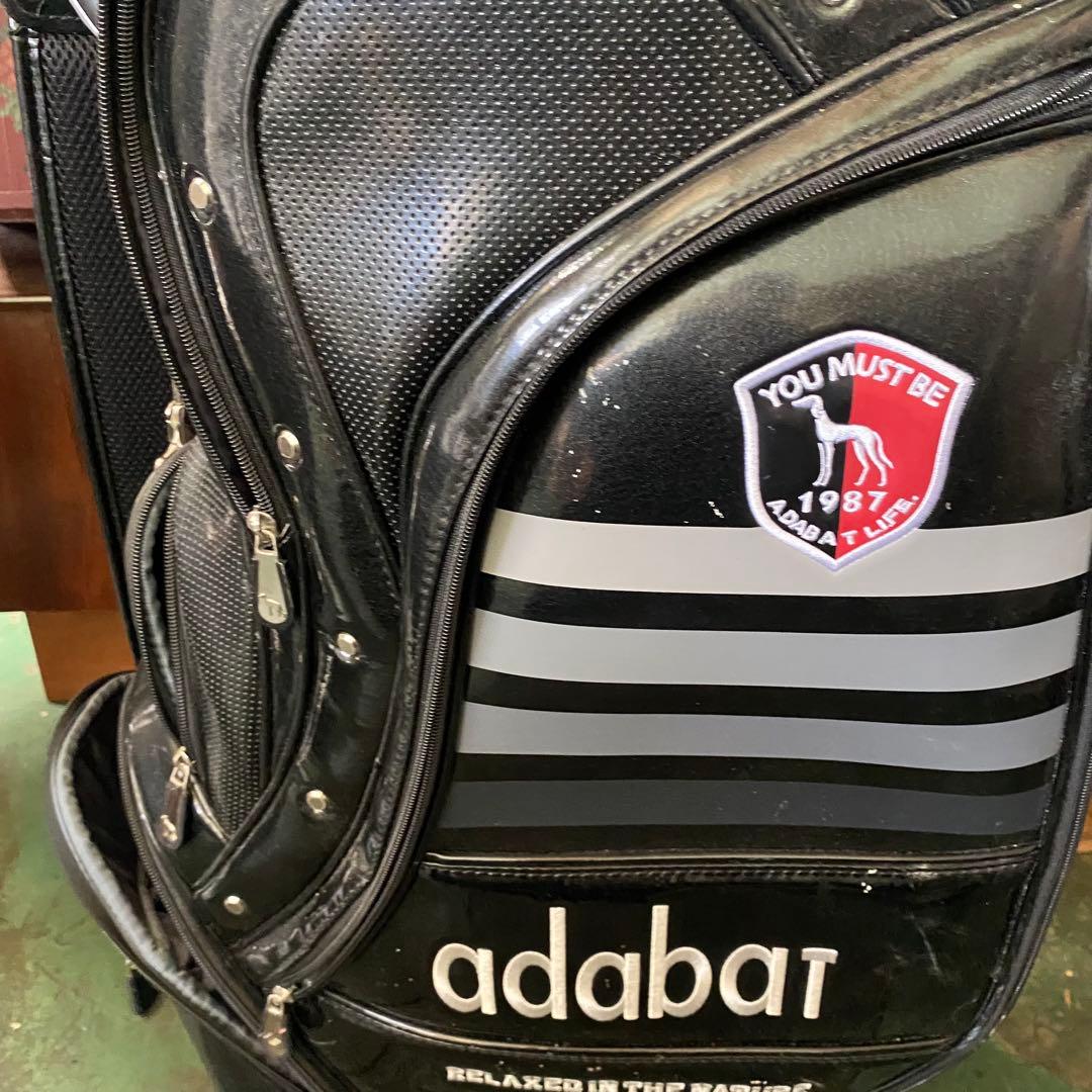 adabat ブラック ゴルフバッグ・キャディバッグ