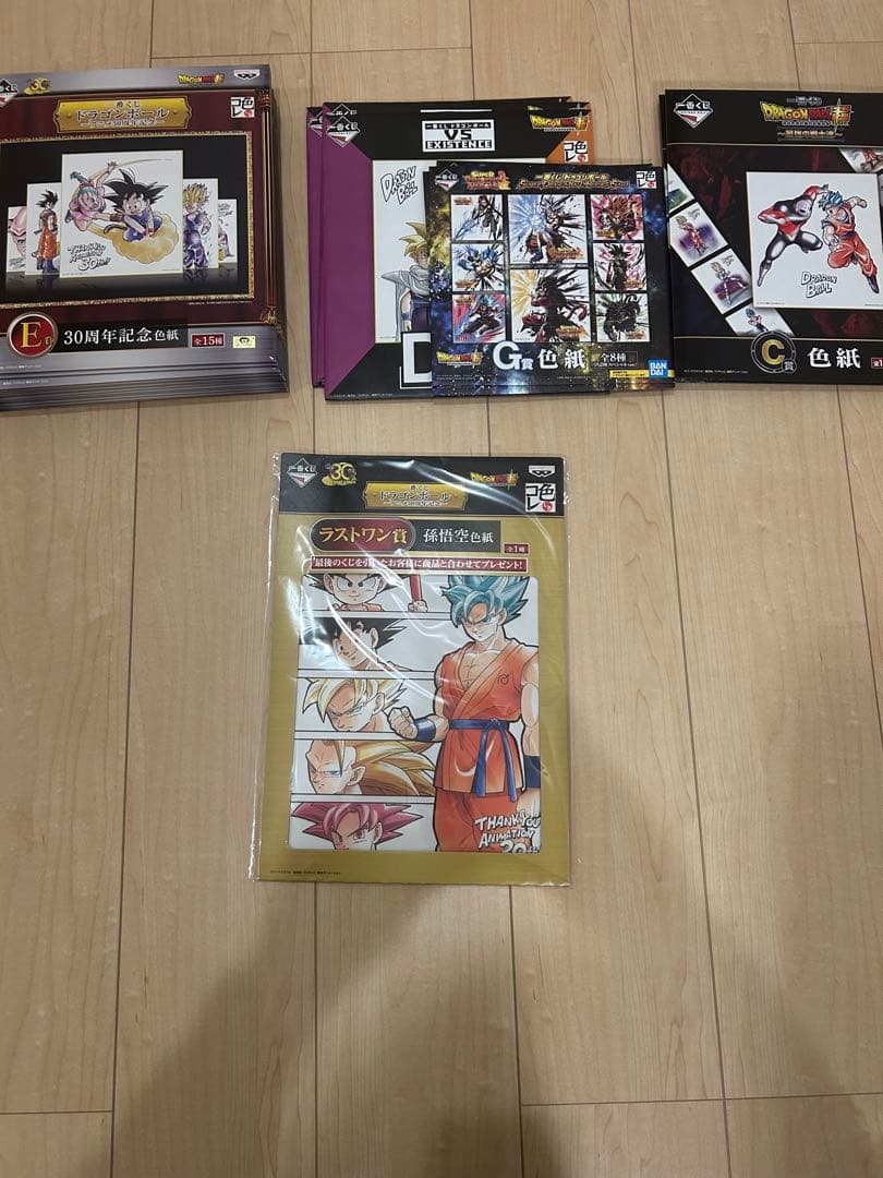 58枚 ドラゴンボール アート作品 色紙アート 一番くじ まとめ売り 30th