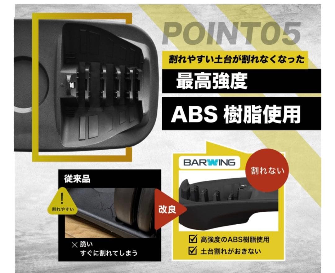 ダンベル　BARWING24 新モデル　BW-NKHDB-24-GR 24kg②