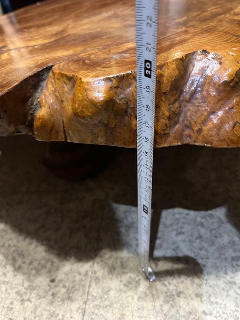 メル82601です 座卓、切り株座卓、一枚板座卓、 一枚板テーブル、切り株