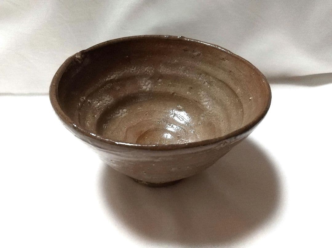 唐津焼 西岡小十 井戸茶碗 共箱 共布 未使用品