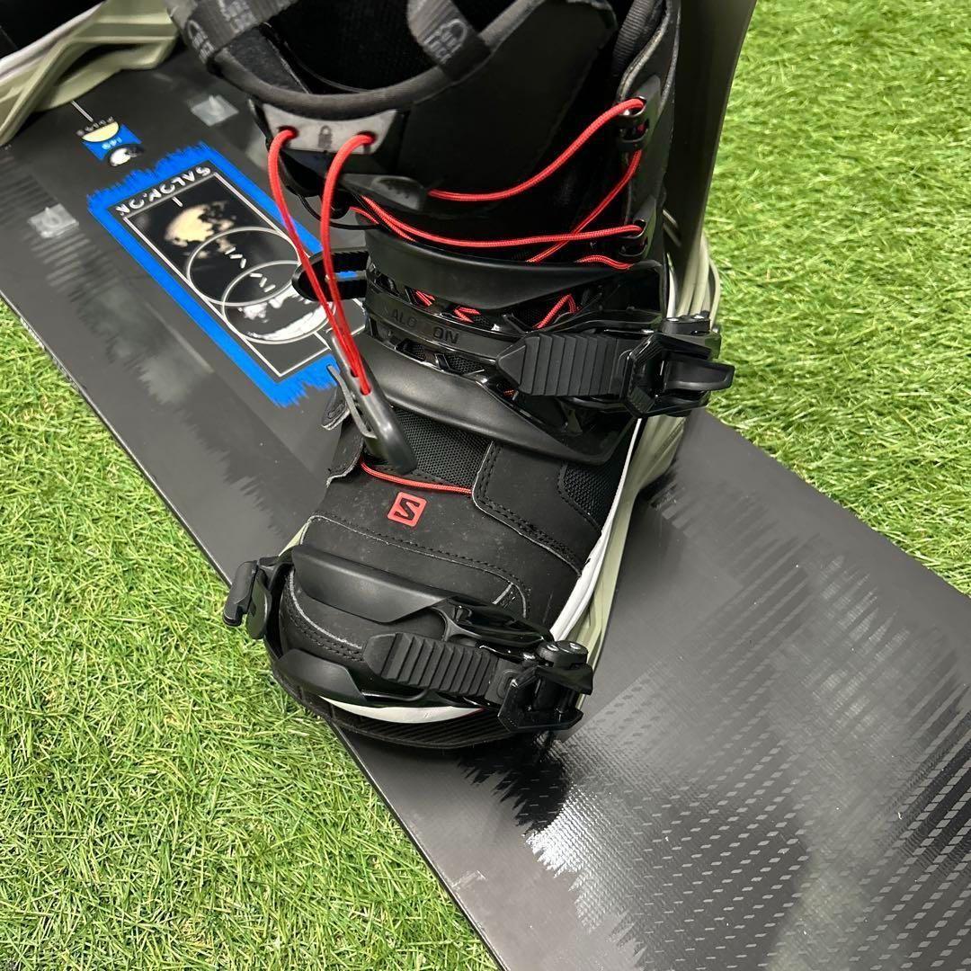 ブーツ無し‼️C025.5 SALOMON 149cm メンズスノーボードセット