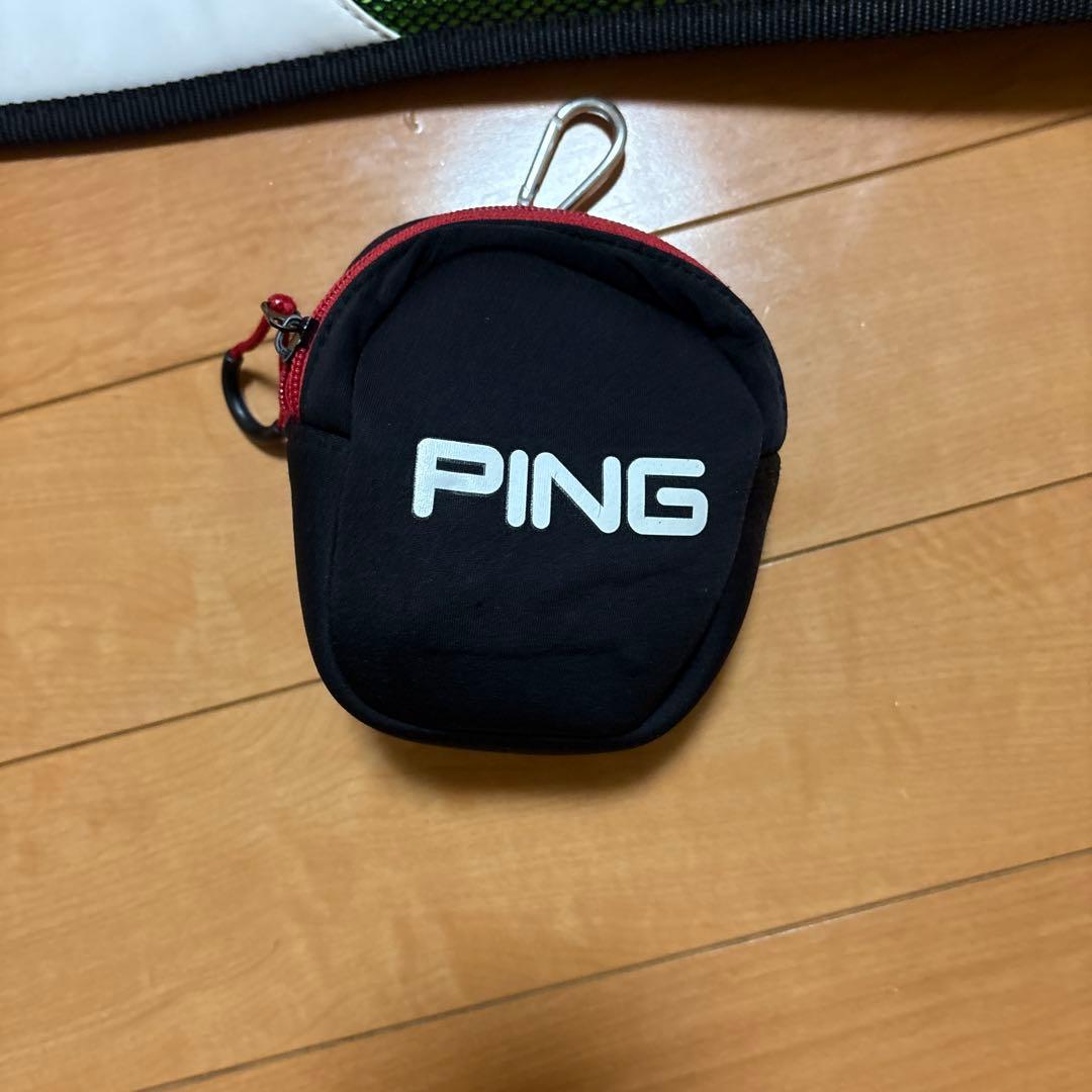 PING キャディバッグ ホワイト/グリーン