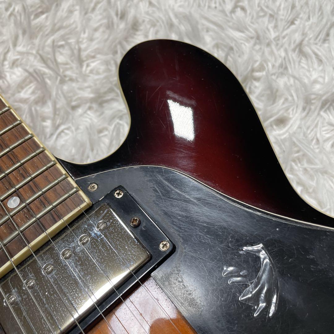 ARIA Pro 2 BLITZ セミアコ　es335タイプ　ブラウン