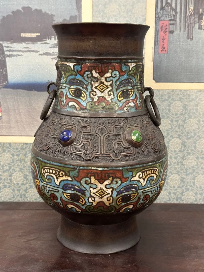 香爐？ 置物 銅器 宣德年製在銘 中國古美術