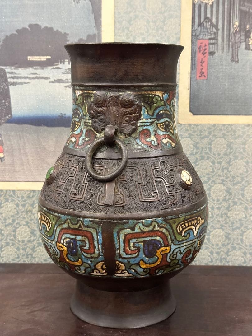 香爐？ 置物 銅器 宣德年製在銘 中國古美術