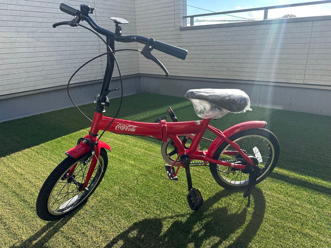 Coca-Cola 折りたたみ自転車 赤