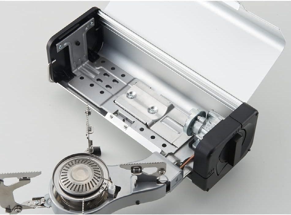 FORE WINDS フォールディング・キャンプ・ストーブ (シルバー）ケース付