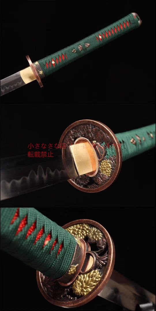 26寸ロングタンクT10焼刃ダークナイトサムライ 刀装具 日本刀 模造刀 居合刀