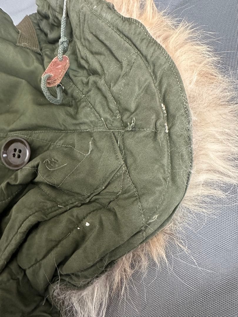 M-51 パーカー用フード　ワイヤー折れ2箇所