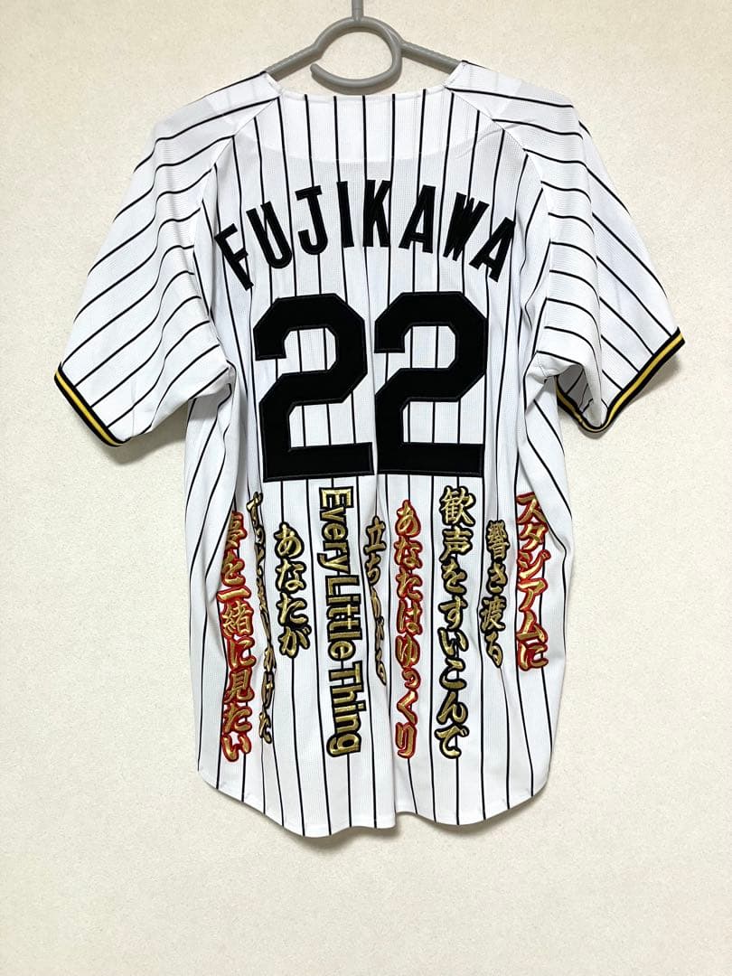 値下げ相談可 阪神タイガース 藤川監督 ユニフォーム 90周年記念 ホーム M