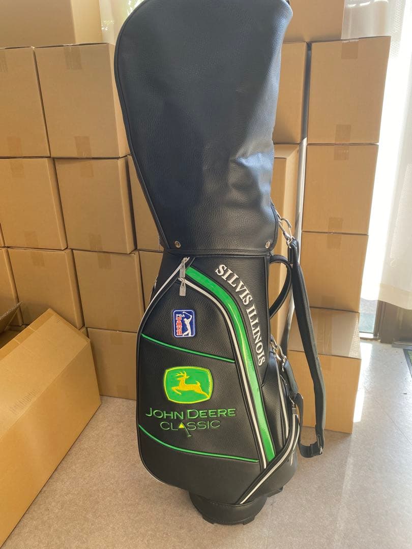 ジョンディア キャディバッグ 黒/緑 FedExCup