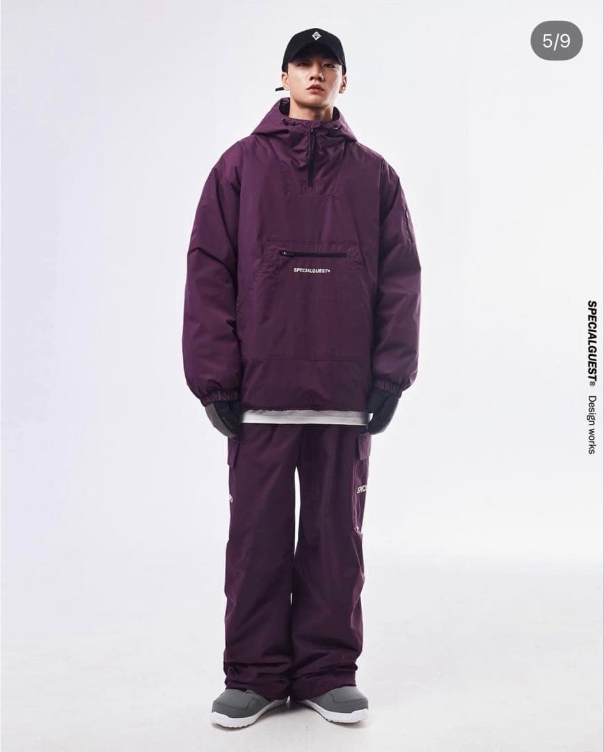 SPECIAL GUEST パープルアノラックジャケッ セットアップ L