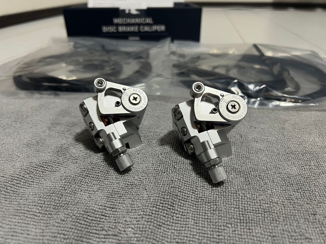 GROWTAC EQUAL フラットマウント シルバー 紐式ディスク 新品未使用