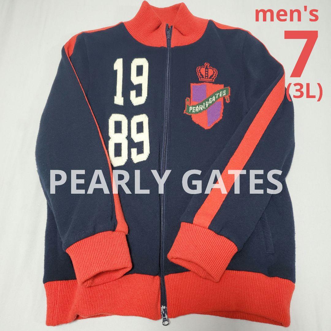 【ビッグサイズ】PEARLY GATES/ジップアップニットジャケット