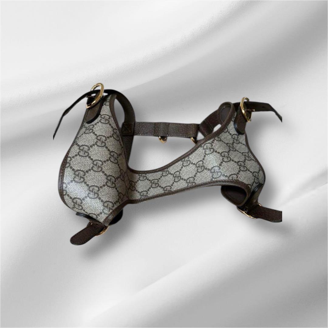 GUCCI ハーネス　新品未使用　GGパターン