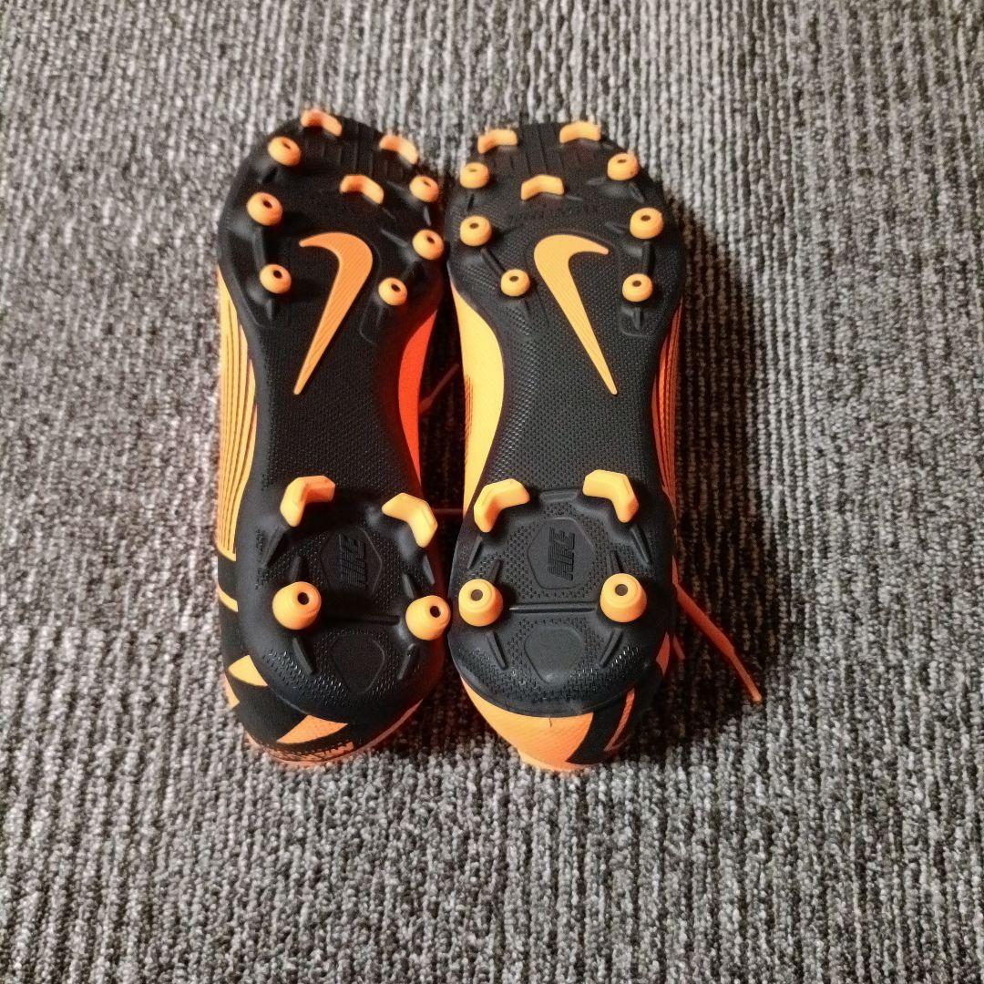 Nike MERCURIALハイカットスパイクシューズ オレンジ 27cm