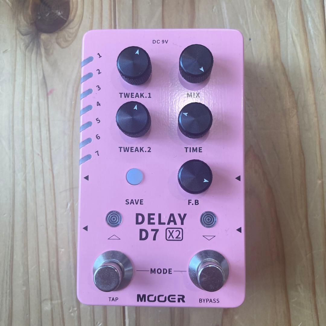 MOOER ／ DELAY D7 X2 ムーアー ディレイ