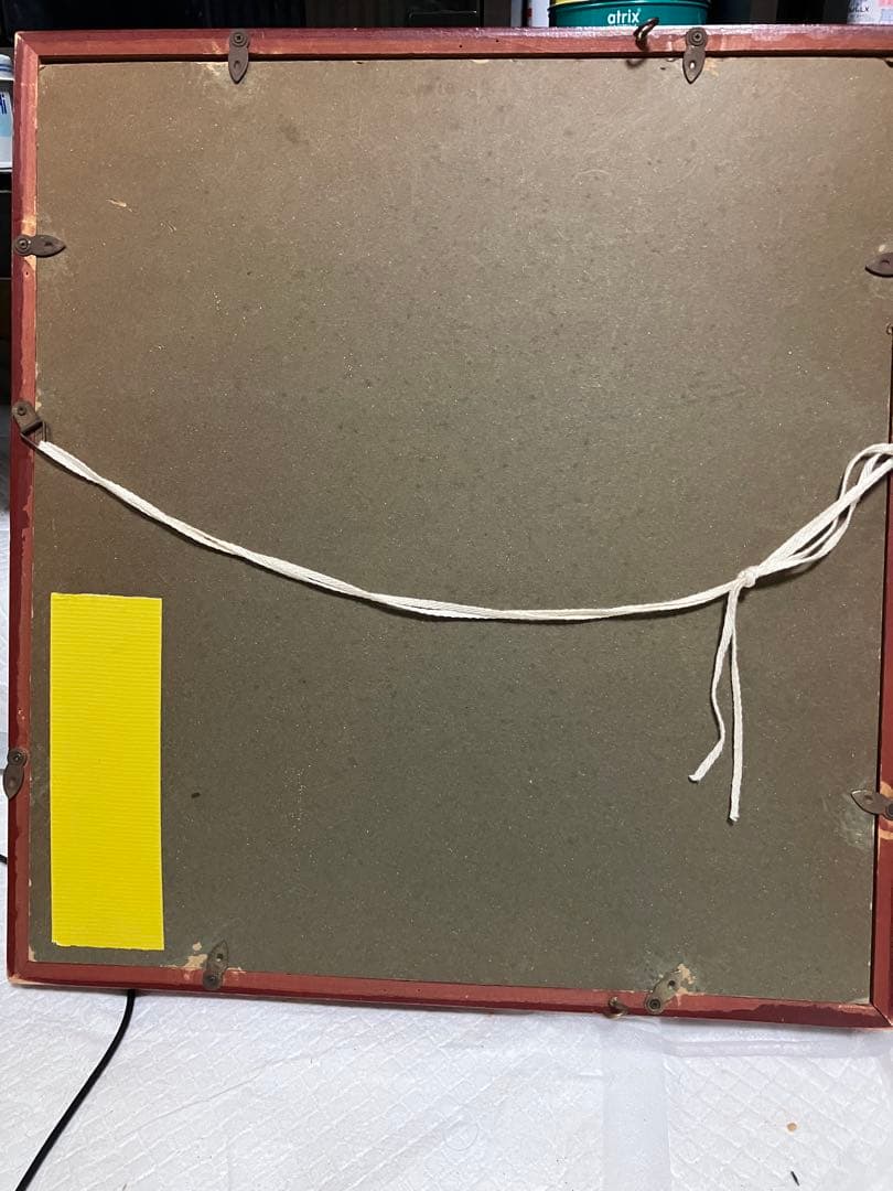 日本画 山水画 額装済み 約30cm x 25cm