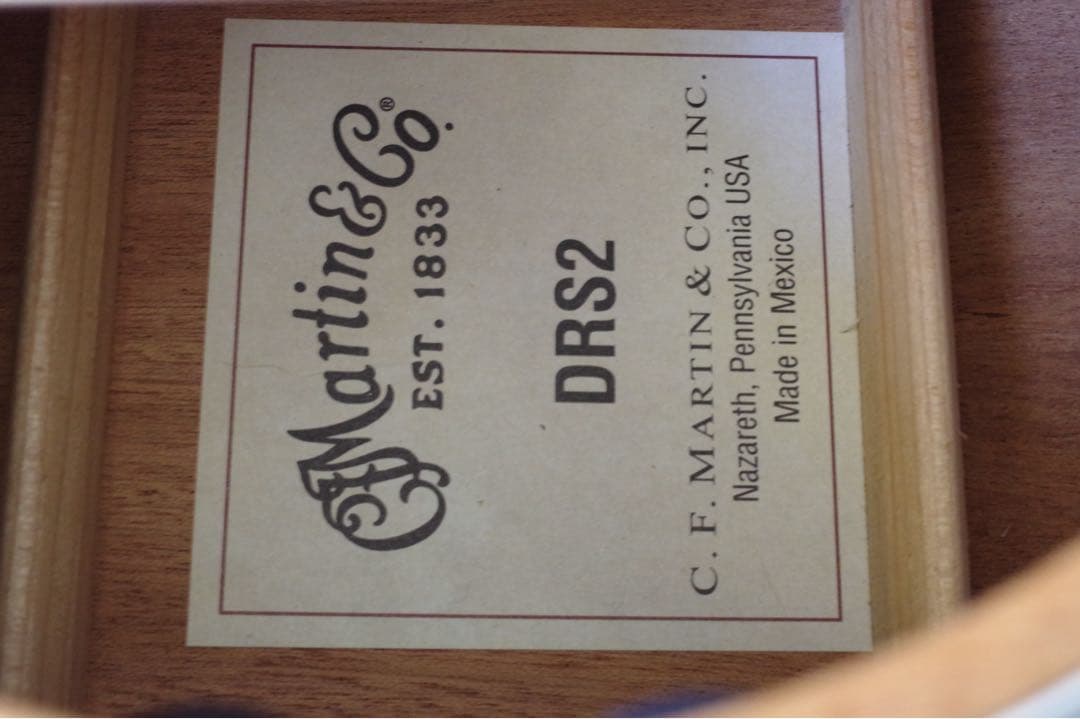 【本日限定価格！】 美品！Martinのオール単板エレアコ「DRS2」