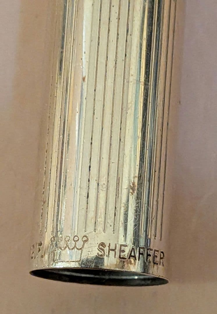 SHEAFFER 万年筆585 黒 14Kペン先　おまけ付