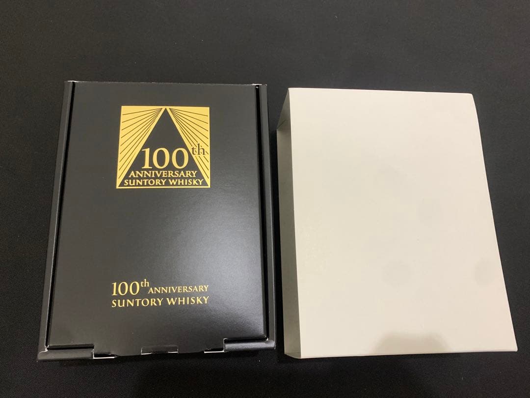 【非売品　未開栓】サントリー 100周年記念ボトル 感謝 ウイスキー グラス付
