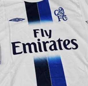 03-05 チェルシー アウェイ 15番 ドログバ 長袖 レトロスタイル