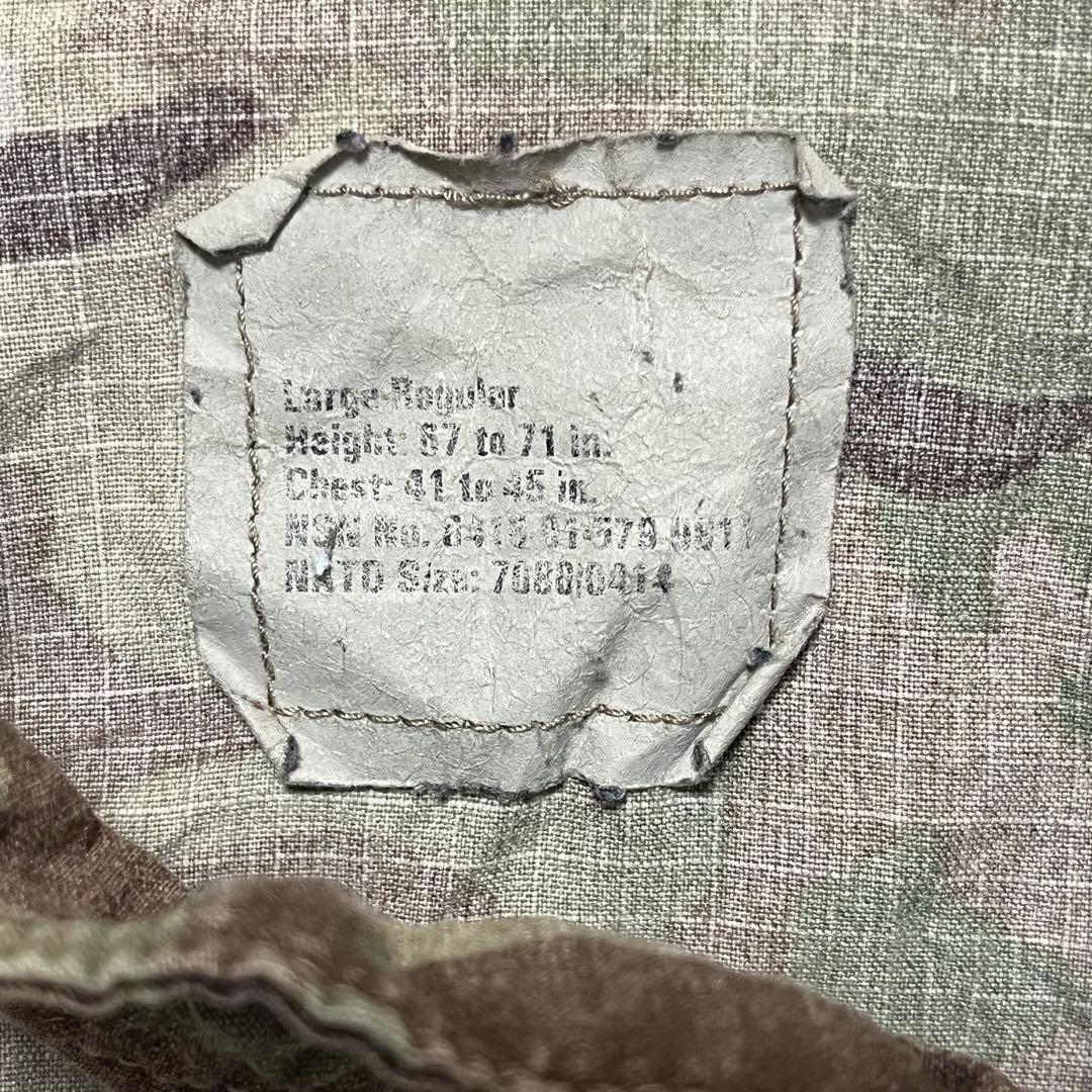 V6 レア 米軍放出品 U.S.ARMY コンバットジャケット マルチカム L