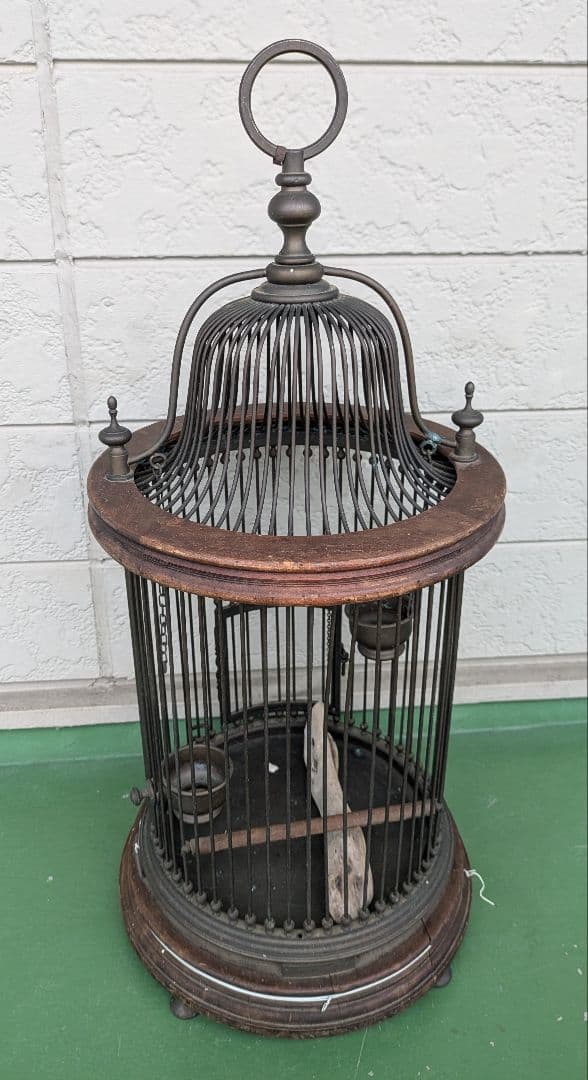 あ*ろ様 最終値下げ！アンティーク 鳥かご 籠 カゴ 鳥小屋 バードケージ 中古