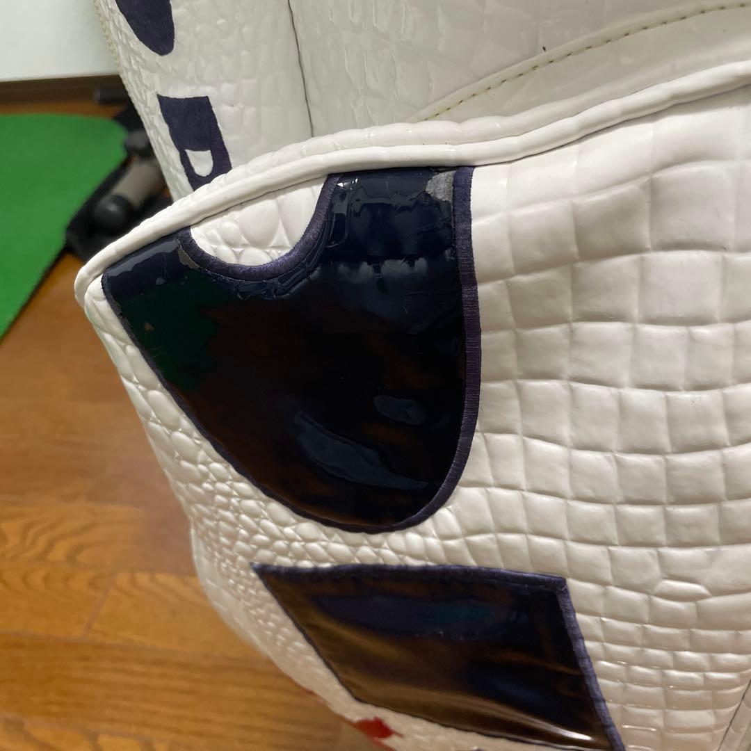 ★RODDIO ホワイトクロコのスタンドタイプキャディバッグ