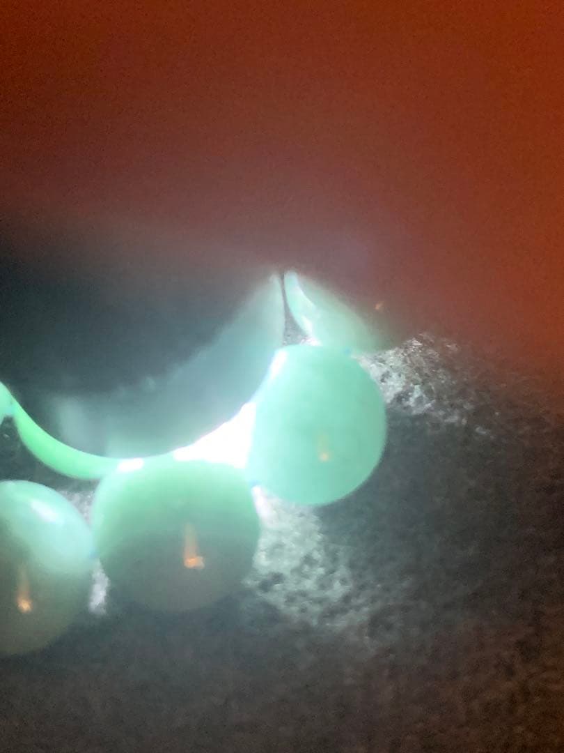 小滝青翡翠　糸魚川本翡翠ブレスレット　ヒスイ　翡翠　ヒーリング　コン沢　ひすい