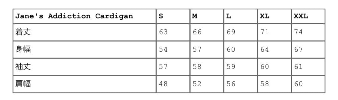 ミュージシャン Supreme x Jane's Addiction Cardigan