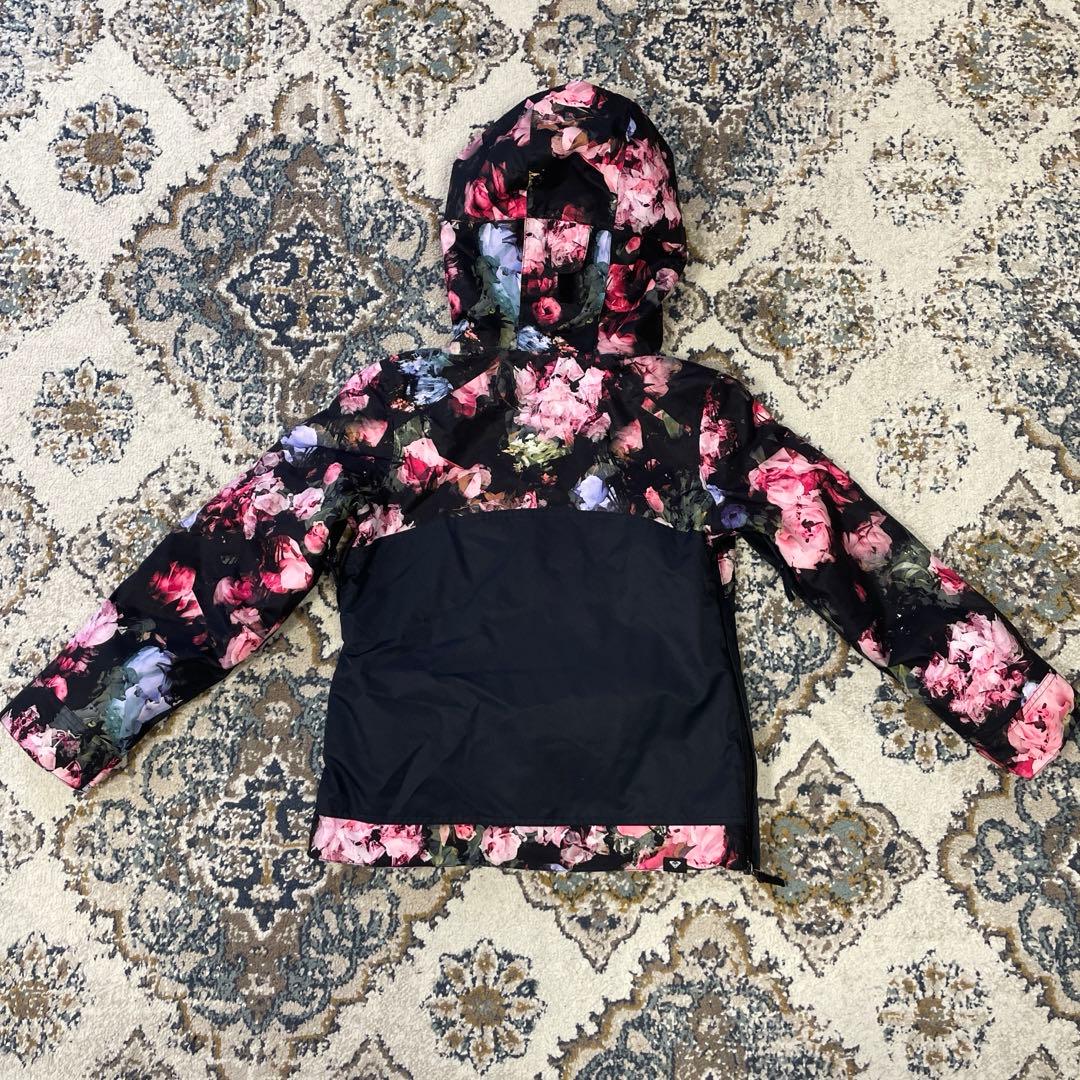 ROXY 花柄 スノーボードウェア 140 ジャケットのみ キッズ #1