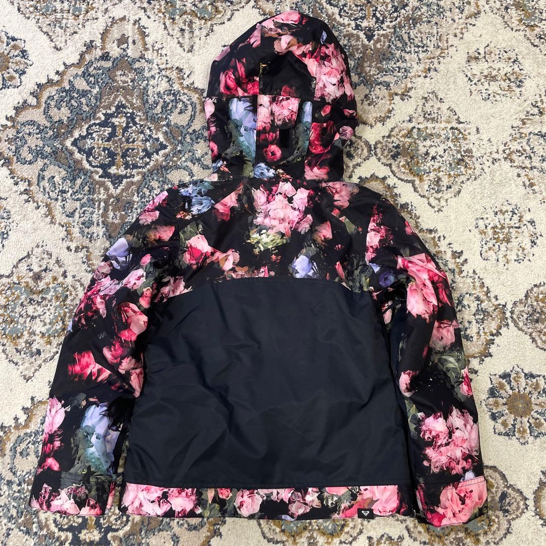 ROXY 花柄 スノーボードウェア 140 ジャケットのみ キッズ #1