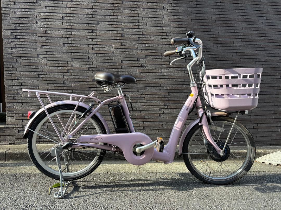ブリヂストン電動アシスト自転車 ピンク