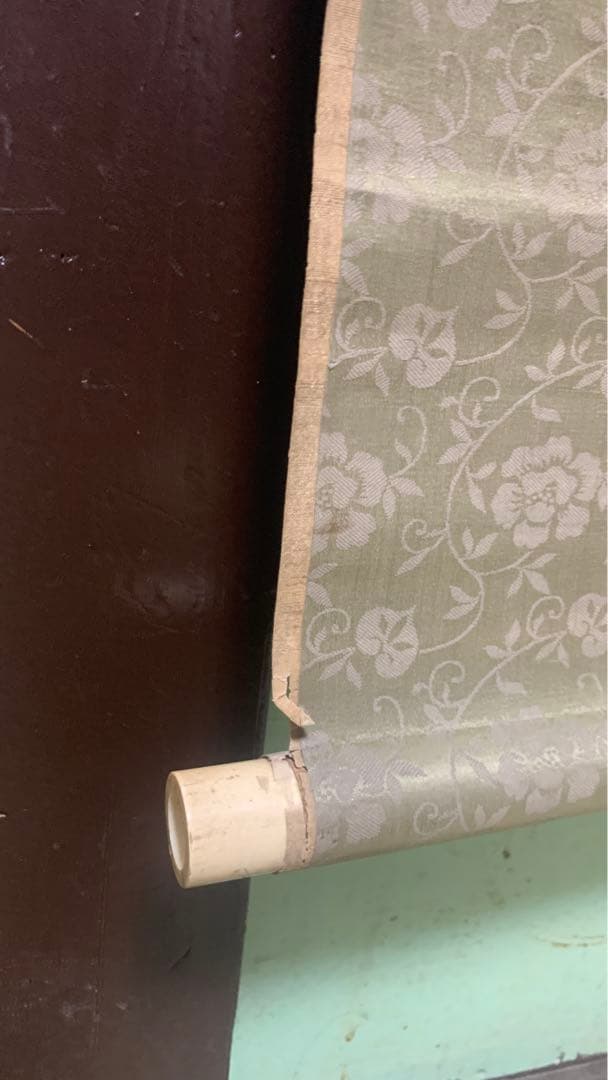 ②⑨絹本日本画掛軸　署名捺印有り　作者不明　海と日の出　お正月に最適