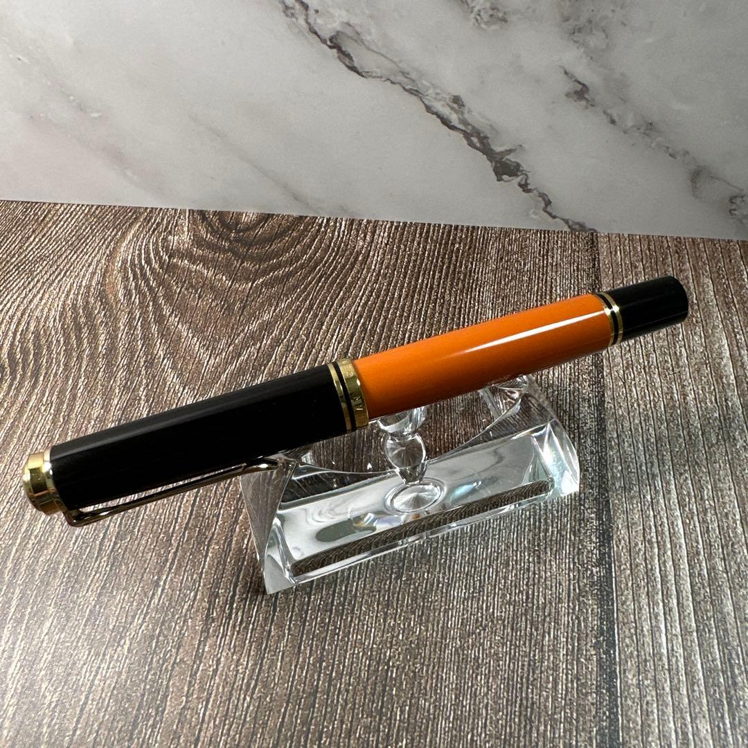 【美品】PelikanペリカンM800 バーントオレンジ　限定モデル　字幅EF