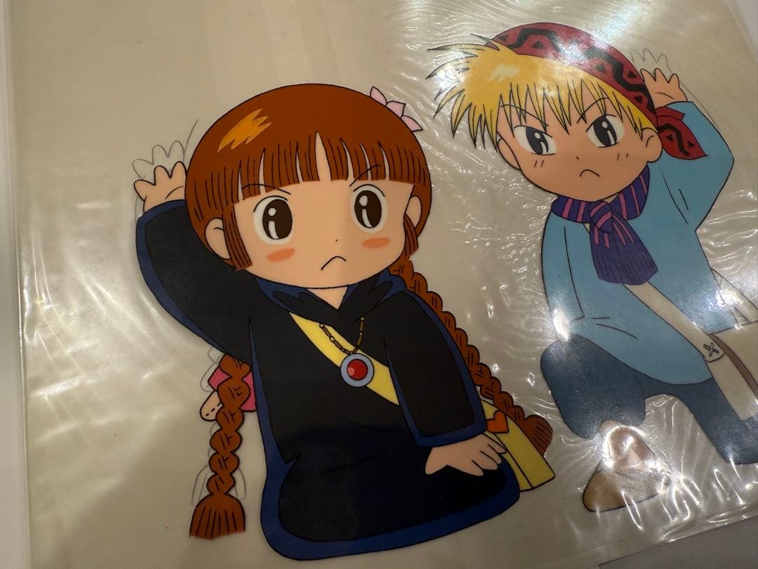 魔法陣グルグル　セル画　ニケ&ククリ