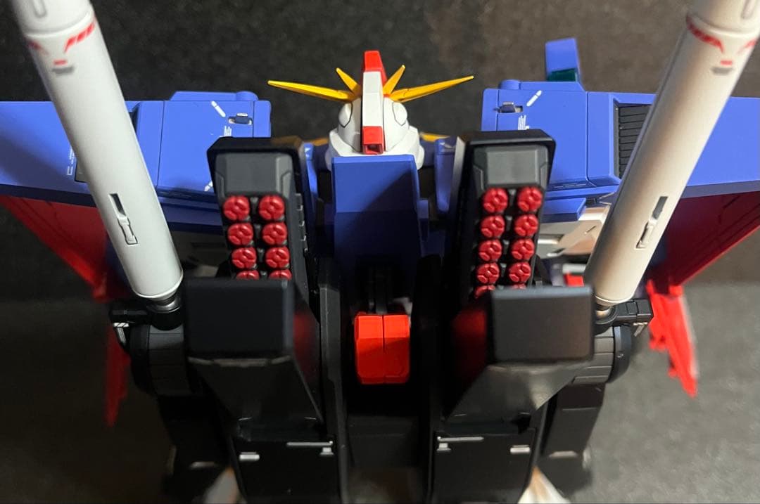 MG ZZガンダム ver.ka 全塗装 完成品 ガンプラ 強化型拡張パーツ