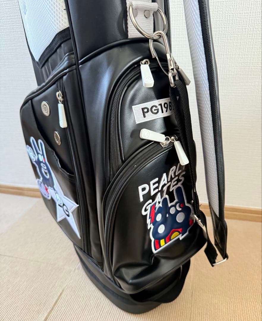 即日発送PEARLY GATES PG キャディバッグ ブラック スタンドタイプ