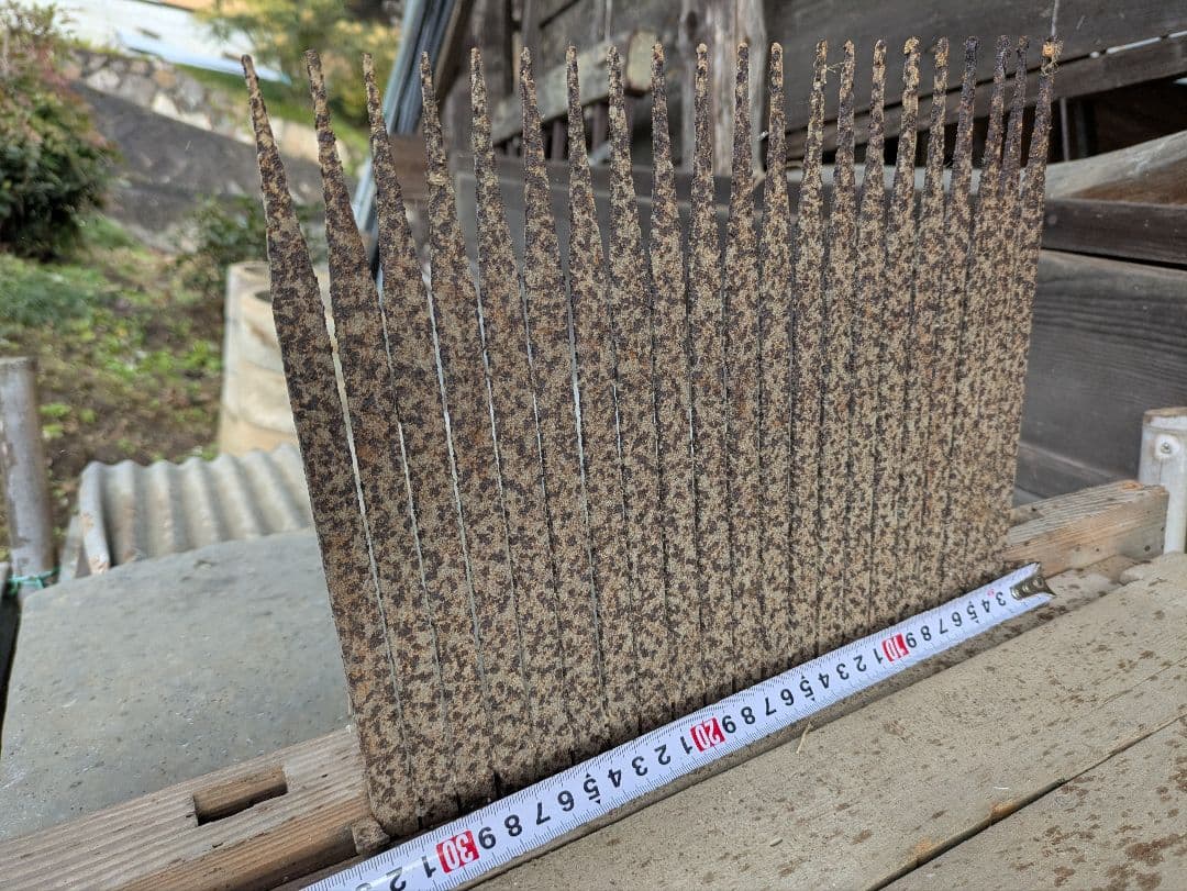 千歯こき　約60cm x 30cm　古道具　アンティーク　DIY