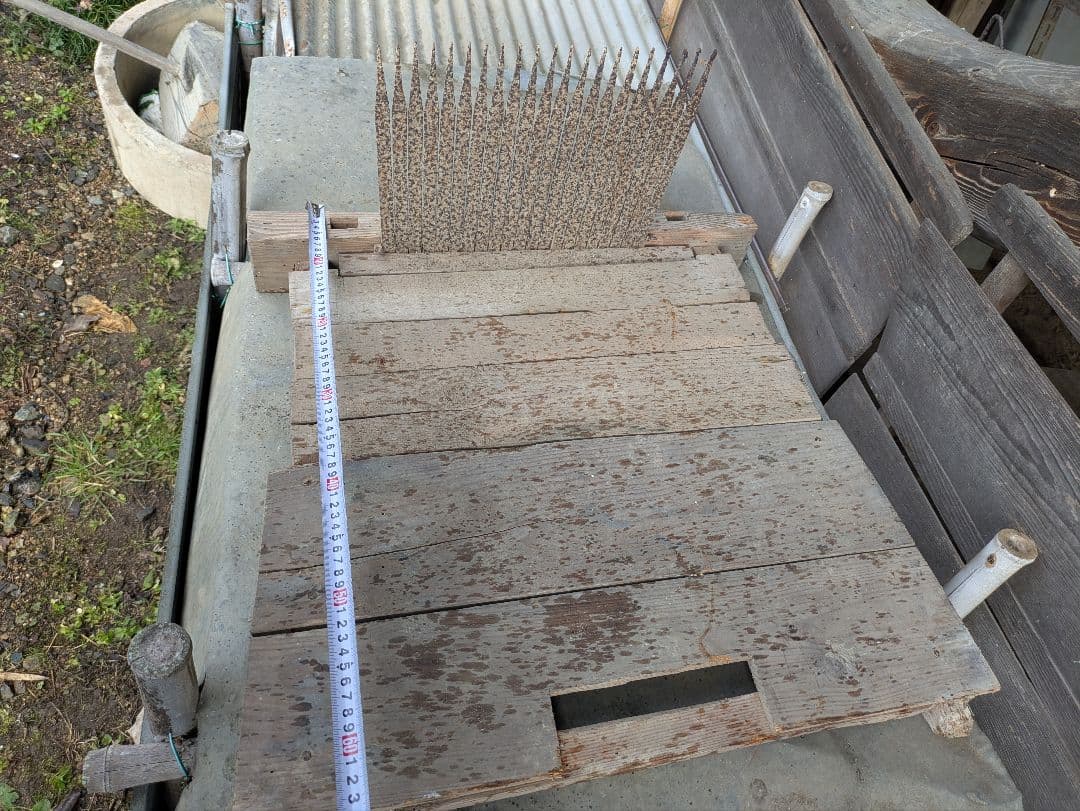 千歯こき　約60cm x 30cm　古道具　アンティーク　DIY