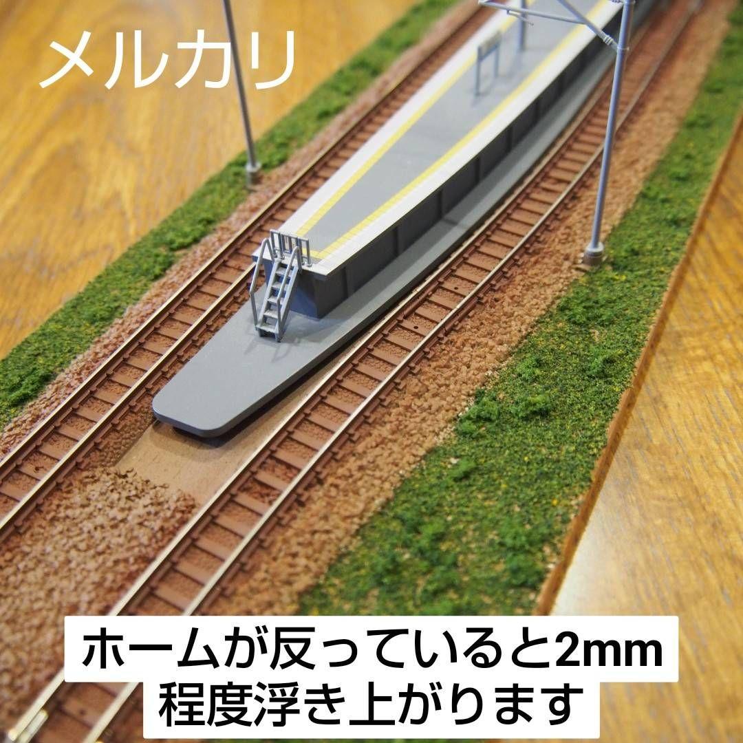 ネコ寿司　TOMIX「駅モジュールセット(島式)」 鉄道模型ジオラマ
