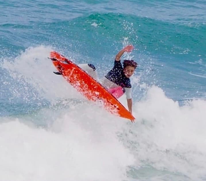 サーフボード オレンジ ホワイト